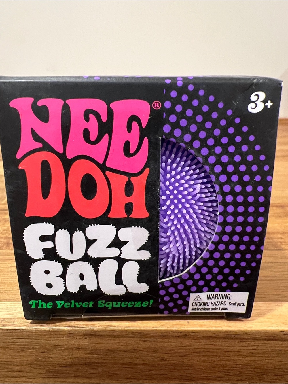 🔥💜THE NeeDoh Fuzz Ball - Purple Velvet Squeeze💜Brand new, sealed. Always a fave!